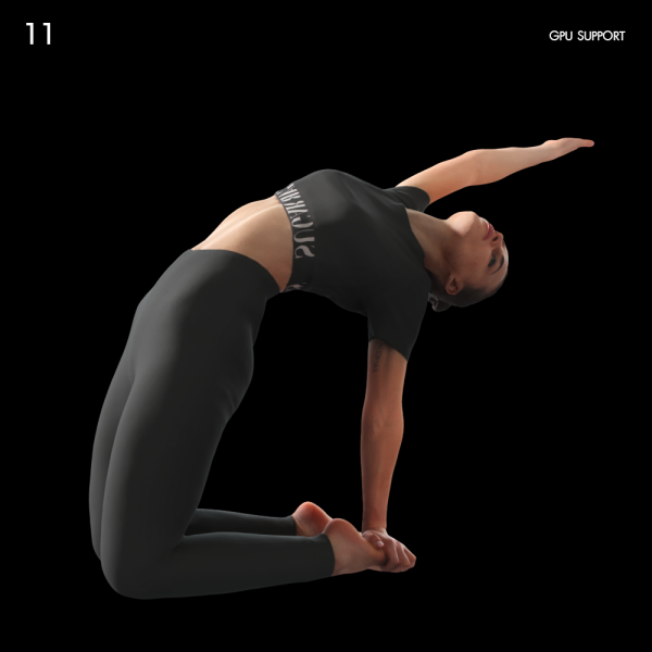 People Yoga Mesh Model