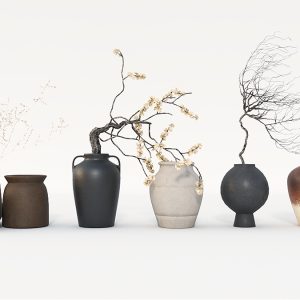 110)Set_decorative_vase 01