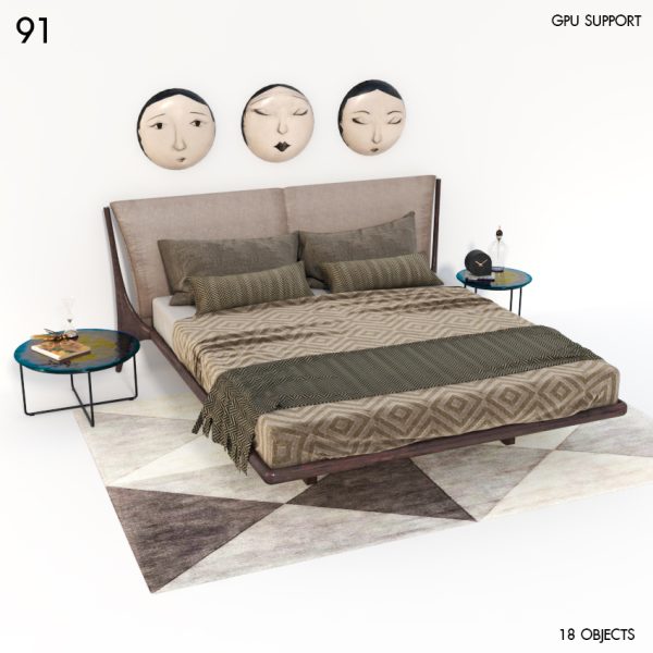 91)Cattelanitalia nelson bed