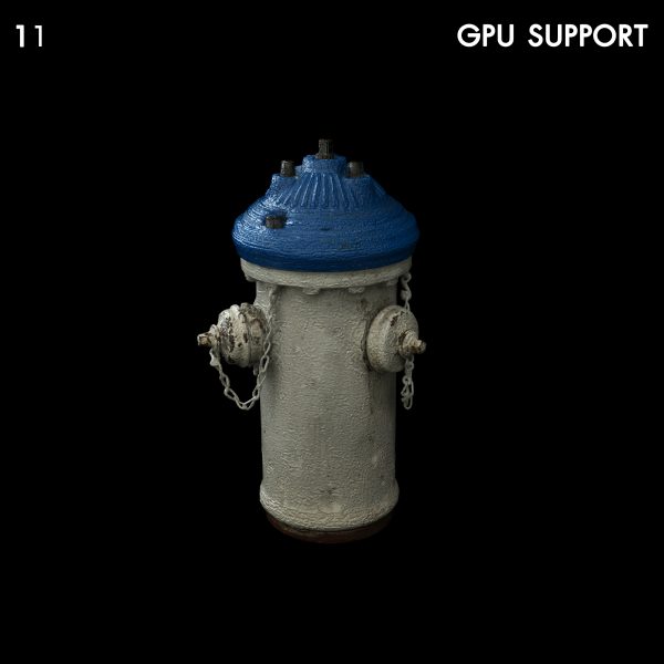 Fire Hydrant Proxy Model for SketchUp with V-Ray