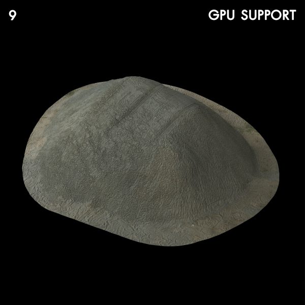 High-Quality Pile Proxy Model for SketchUp with V-Ray