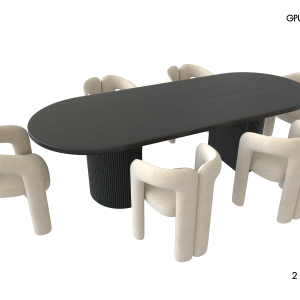 24GubiMoonDiningSet